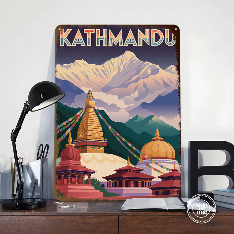 โปสเตอร์โลหะลายการท่องเที่ยวแค - Home Decor Kathmandu บทวิจารณ์และราคา