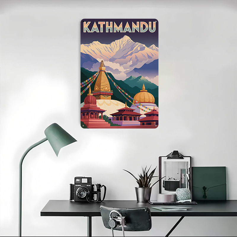 โปสเตอร์โลหะลายการท่องเที่ยวแค - Home Decor Kathmandu บทวิจารณ์และราคา