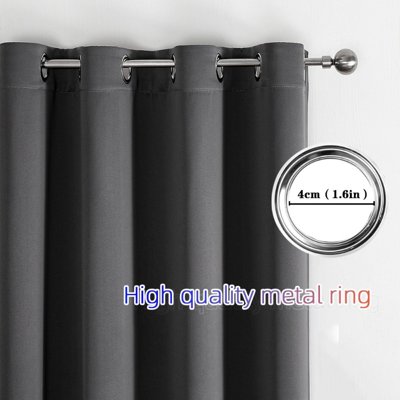 ผ้าม่านสีพื้นแบบกันแสงพร้อมห่ว - Home Decor Curtain บทวิจารณ์และราคา