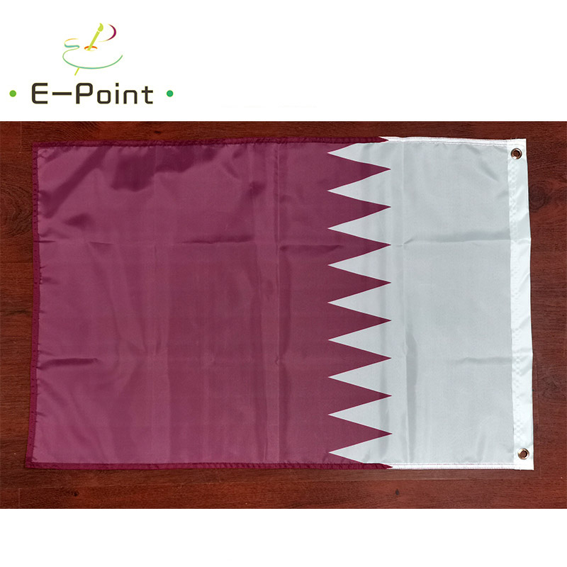ธงชาติกาตาร์ ขนาด 2 ฟุต*3 ฟุต  - Home Decor Qatar บทวิจารณ์และราคา