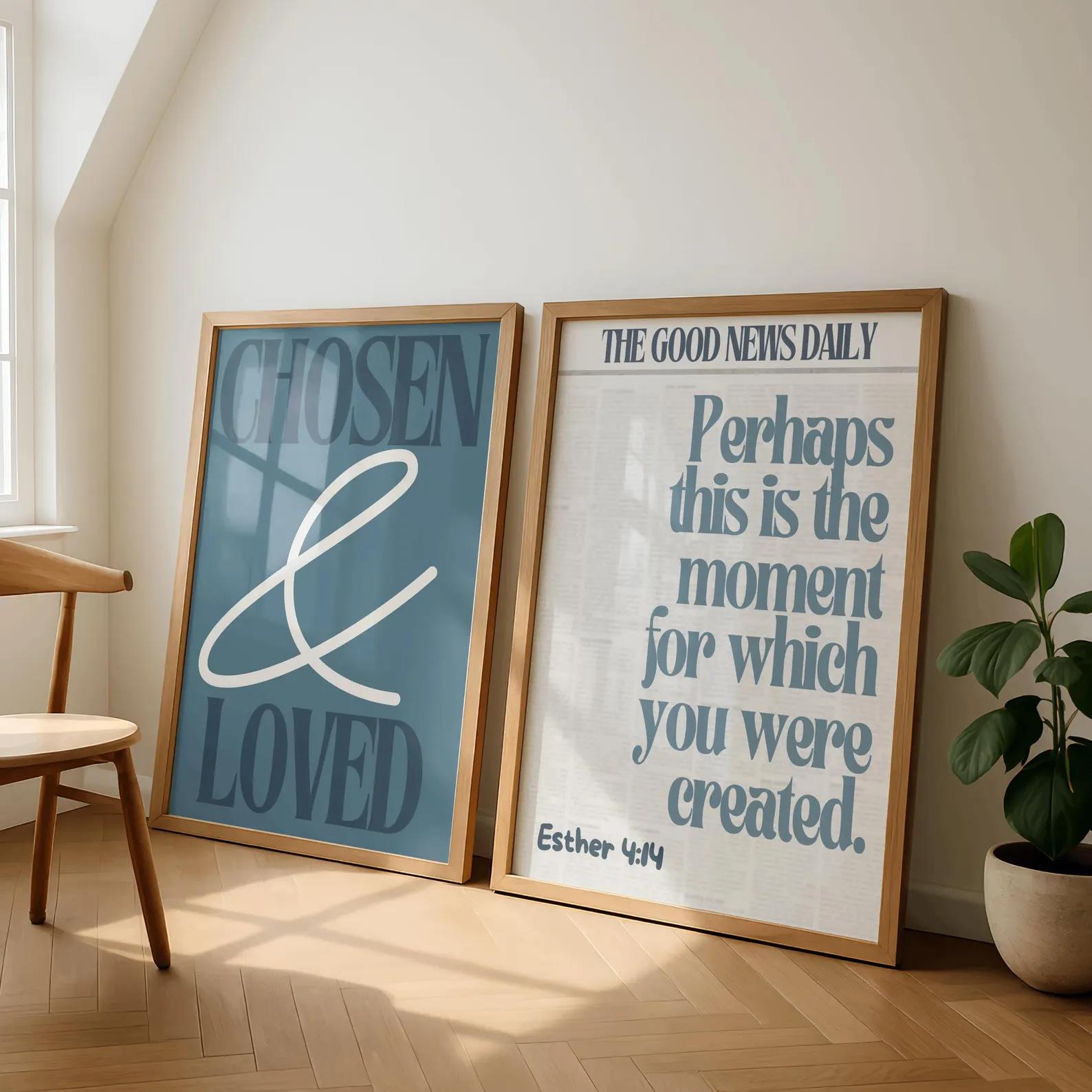 ภาพพิมพ์บนผ้าใบ คำขวัญจากพระคั - Home Decor Lovely Home บทวิจารณ์และราคา