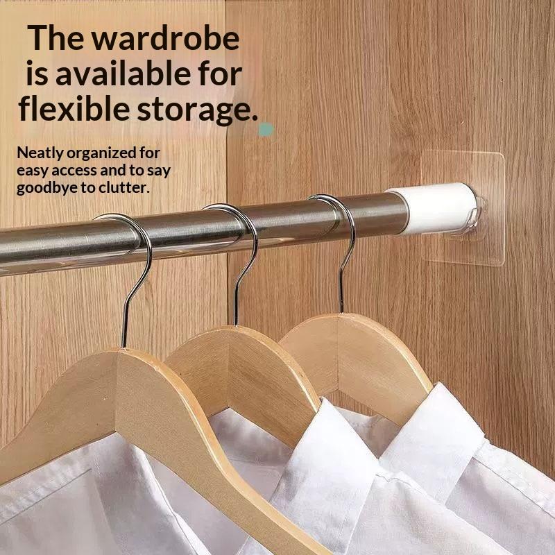 ขายึดราวม่านแบบใสติดผนังไม่ต้อ - Home Decor Curtain บทวิจารณ์และราคา