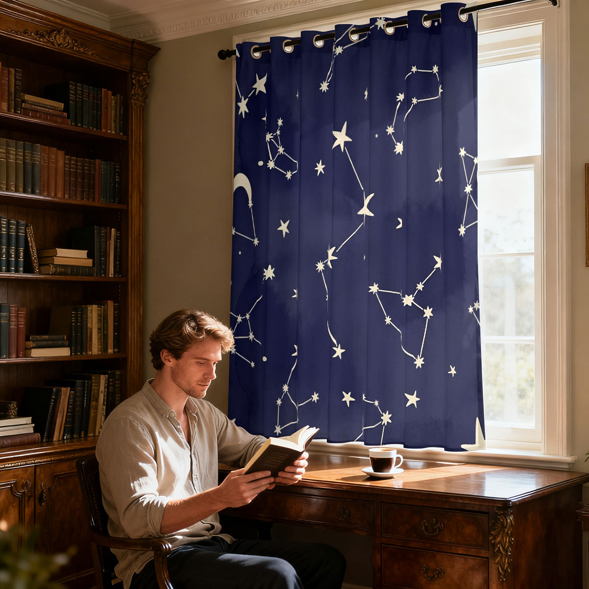 ผ้าม่านลายดอกกุหลาบสไตล์เรโทร  - Home Decor Curtain บทวิจารณ์และราคา