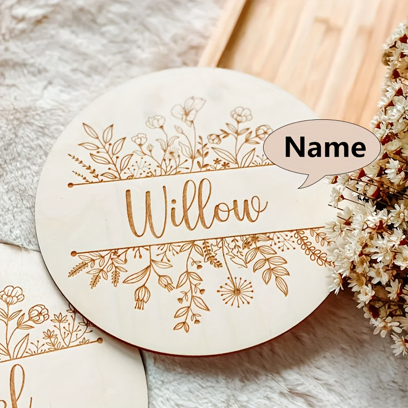 ป้ายชื่อสลักลายดอกไม้แบบส่วนตั - Home Decor Inspo บทวิจารณ์และราคา