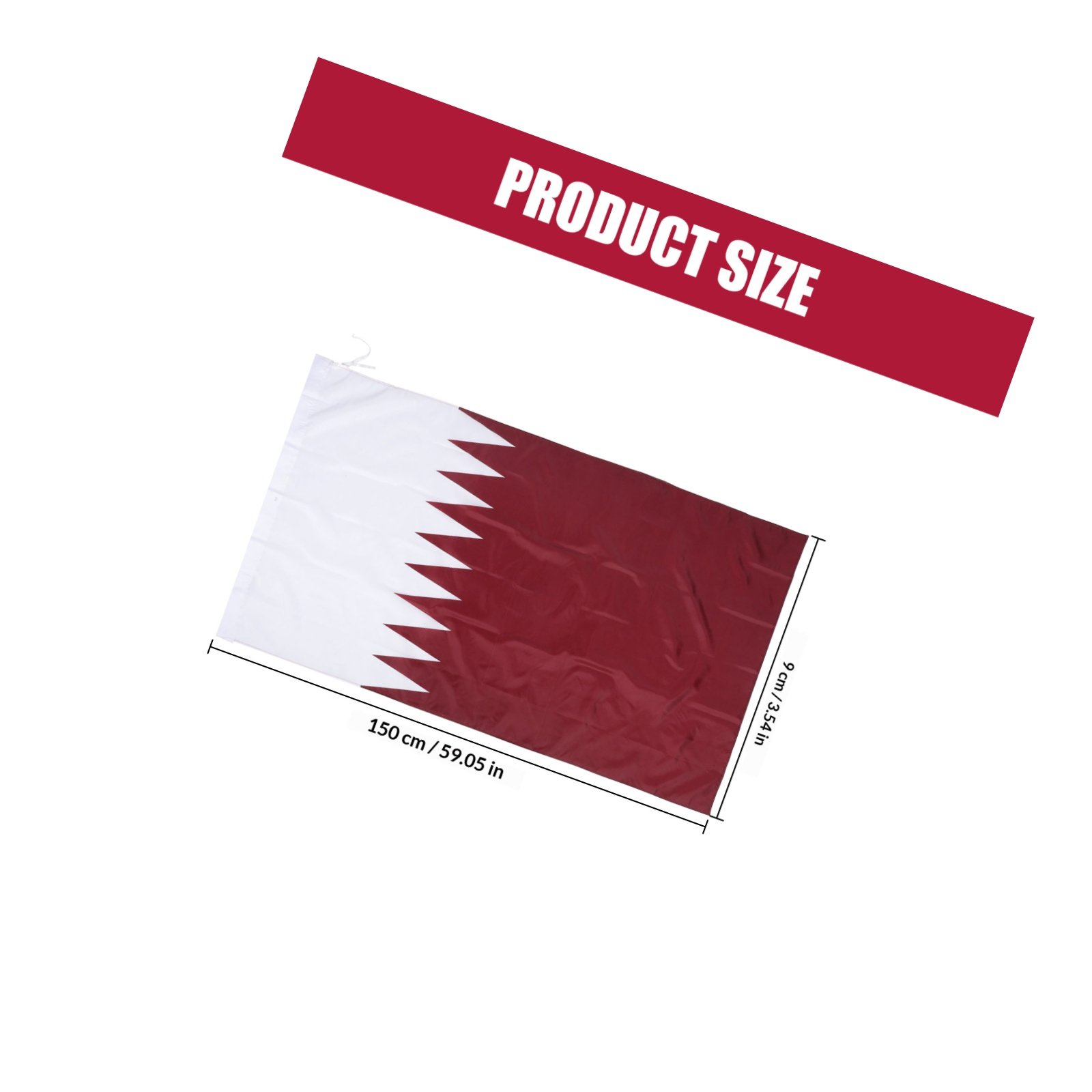 ธงชาติกาตาร์แบบแขวน ทำจากโพลีเ - Home Decor Qatar บทวิจารณ์และราคา