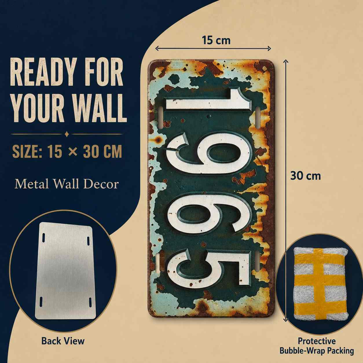 ป้ายวินเทจ, แผ่นป้ายตกแต่ง, เม - Home Decor Qatar บทวิจารณ์และราคา