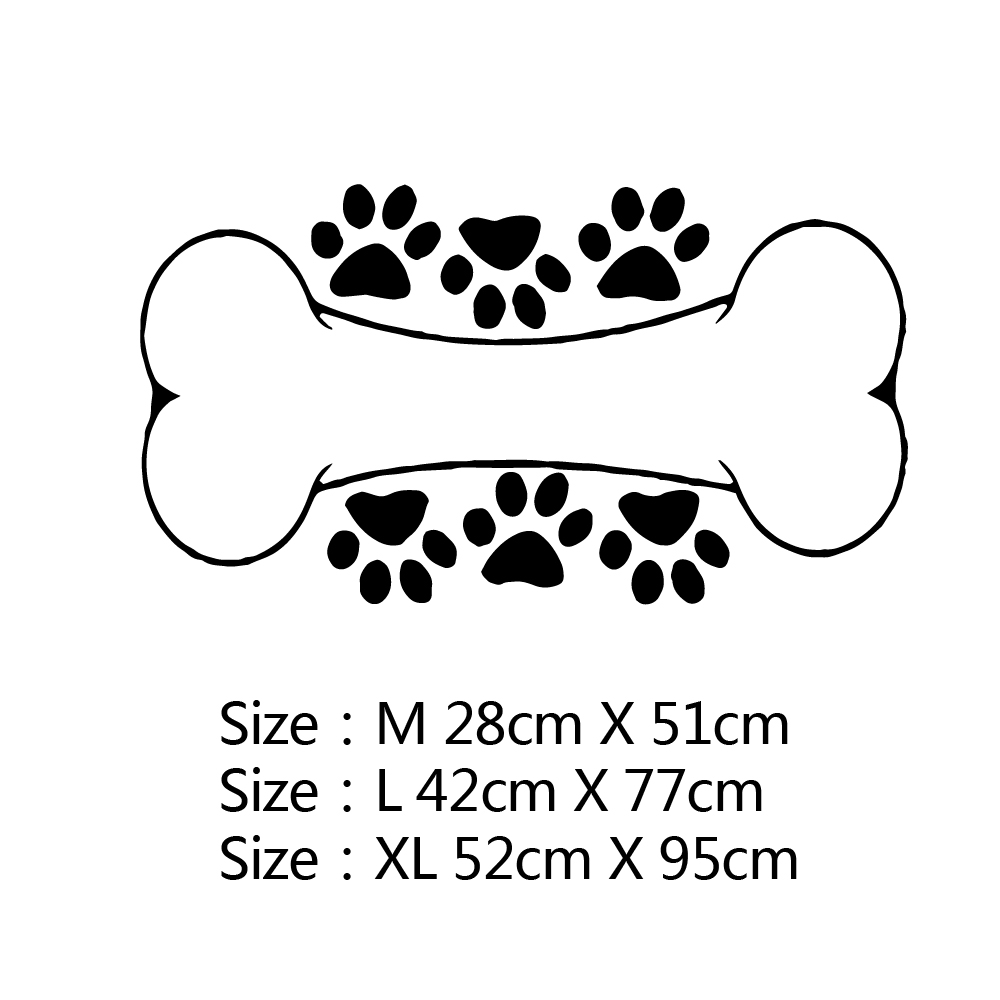 1 ชิ้นขายร้อนสุนัขกระดูกรูปลอก - Home Decor Vinyl Flooring บทวิจารณ์และราคา