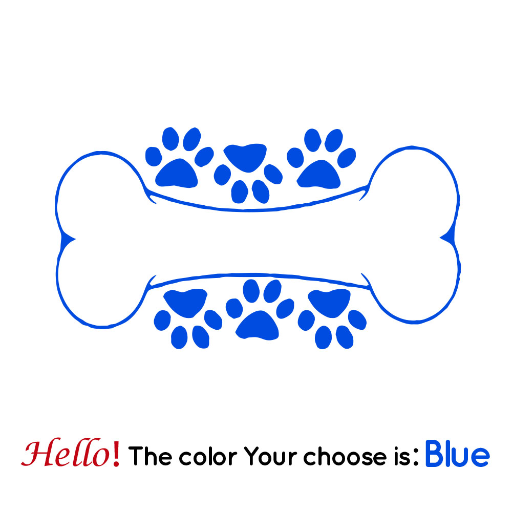 1 ชิ้นขายร้อนสุนัขกระดูกรูปลอก - Home Decor Vinyl Flooring บทวิจารณ์และราคา