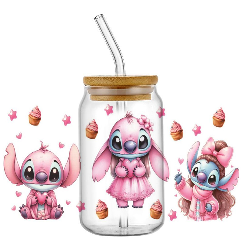 สติกเกอร์ลาย Pink Troublemaker - Home Decor Glass บทวิจารณ์และราคา