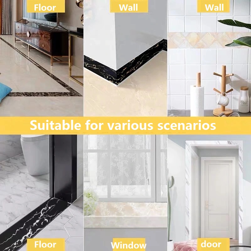 5/10/12/15/20 ซม.กันน้ําSelf-A - Home Decor Vinyl Flooring บทวิจารณ์และราคา