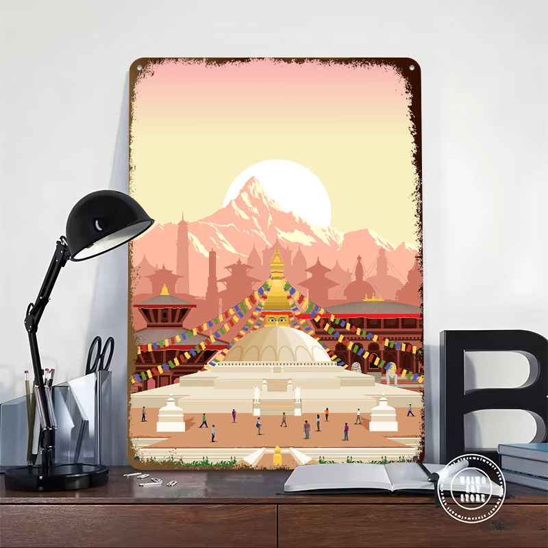 โปสเตอร์พิมพ์ลายการท่องเที่ยวแ - Home Decor Kathmandu บทวิจารณ์และราคา