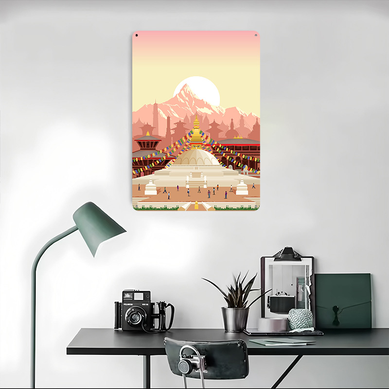 โปสเตอร์พิมพ์ลายการท่องเที่ยวแ - Home Decor Kathmandu บทวิจารณ์และราคา