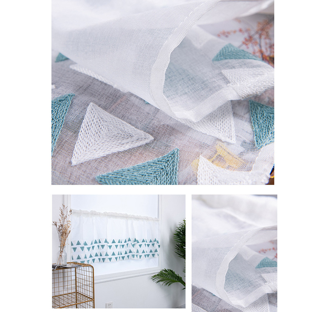 ม่านครึ่งบานเนื้อบางเบาคุณภาพพ - Home Decor Curtain บทวิจารณ์และราคา