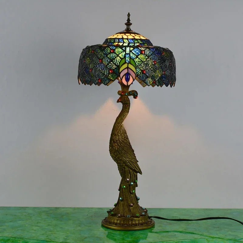 โคมไฟข้างเตียงสำหรับห้องนั่งเล - Home Decor Glass บทวิจารณ์และราคา