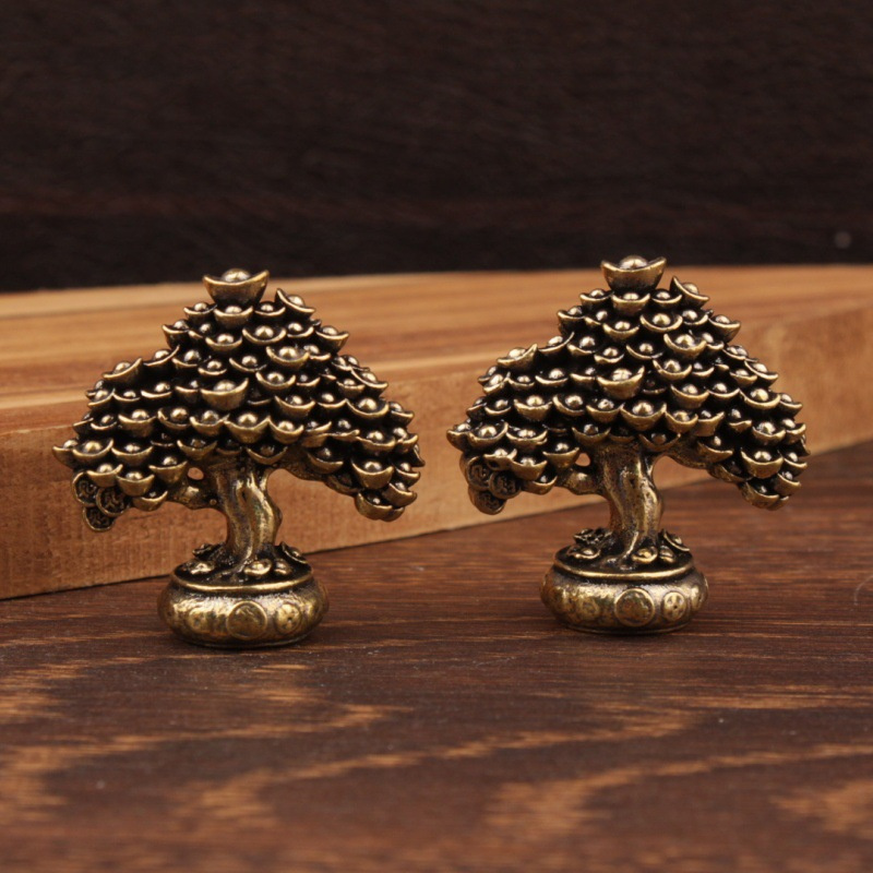 ต้นไม้แห่งโชคลาภรูปแท่งทองคำ ง - Home Decor Handicraft บทวิจารณ์และราคา
