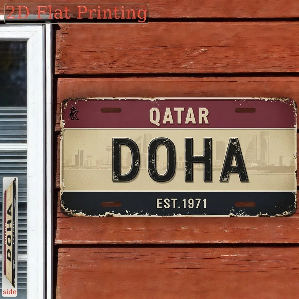 [2D Flat] ป้ายอลูมิเนียมแบบกำห - Home Decor Qatar บทวิจารณ์และราคา