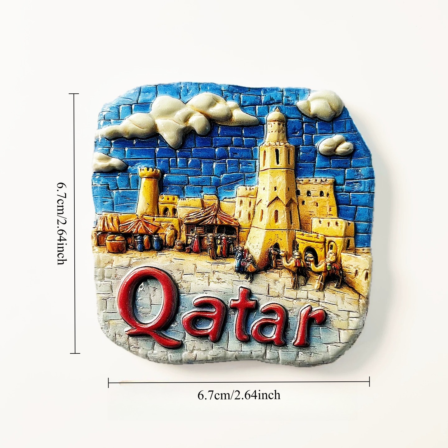แม่เหล็กติดตู้เย็น 3 มิติ ลายก - Home Decor Qatar บทวิจารณ์และราคา