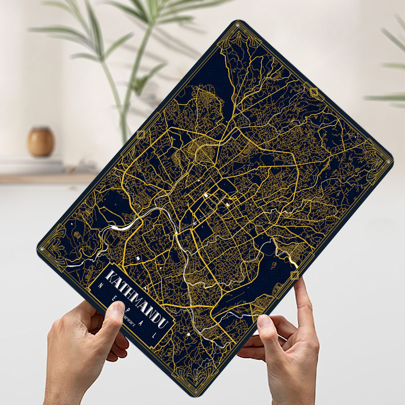 แผนที่เมืองกาฐมันตุ แบบพิมพ์ลา - Home Decor Kathmandu บทวิจารณ์และราคา
