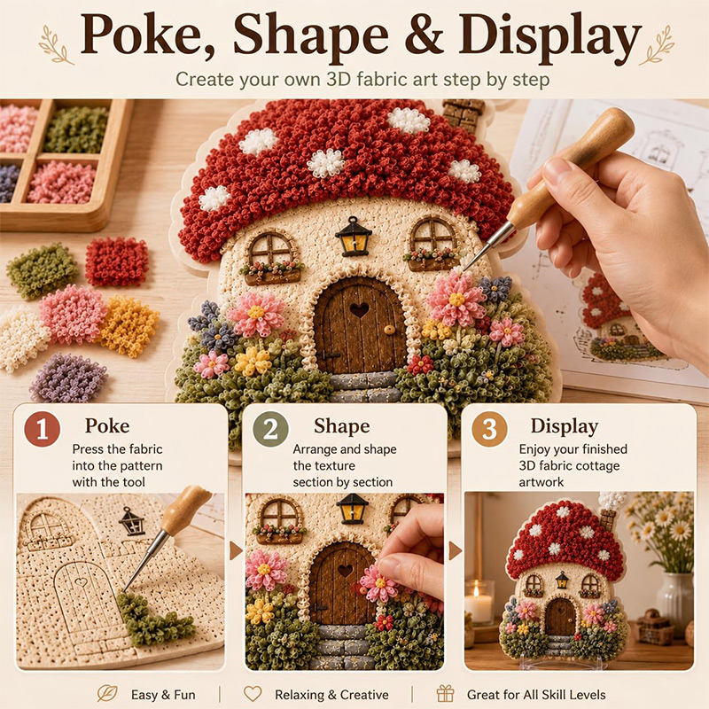 ชุดงานฝีมือ DIY บ้านเห็ด 3 มิต - Home Decor Inspo บทวิจารณ์และราคา