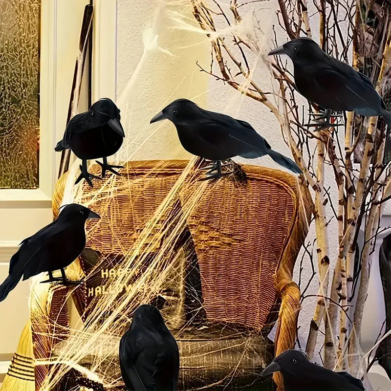 ของตกแต่งฮาโลวีน นกอีกาสีดำ 1  - Home Decor Inspo บทวิจารณ์และราคา