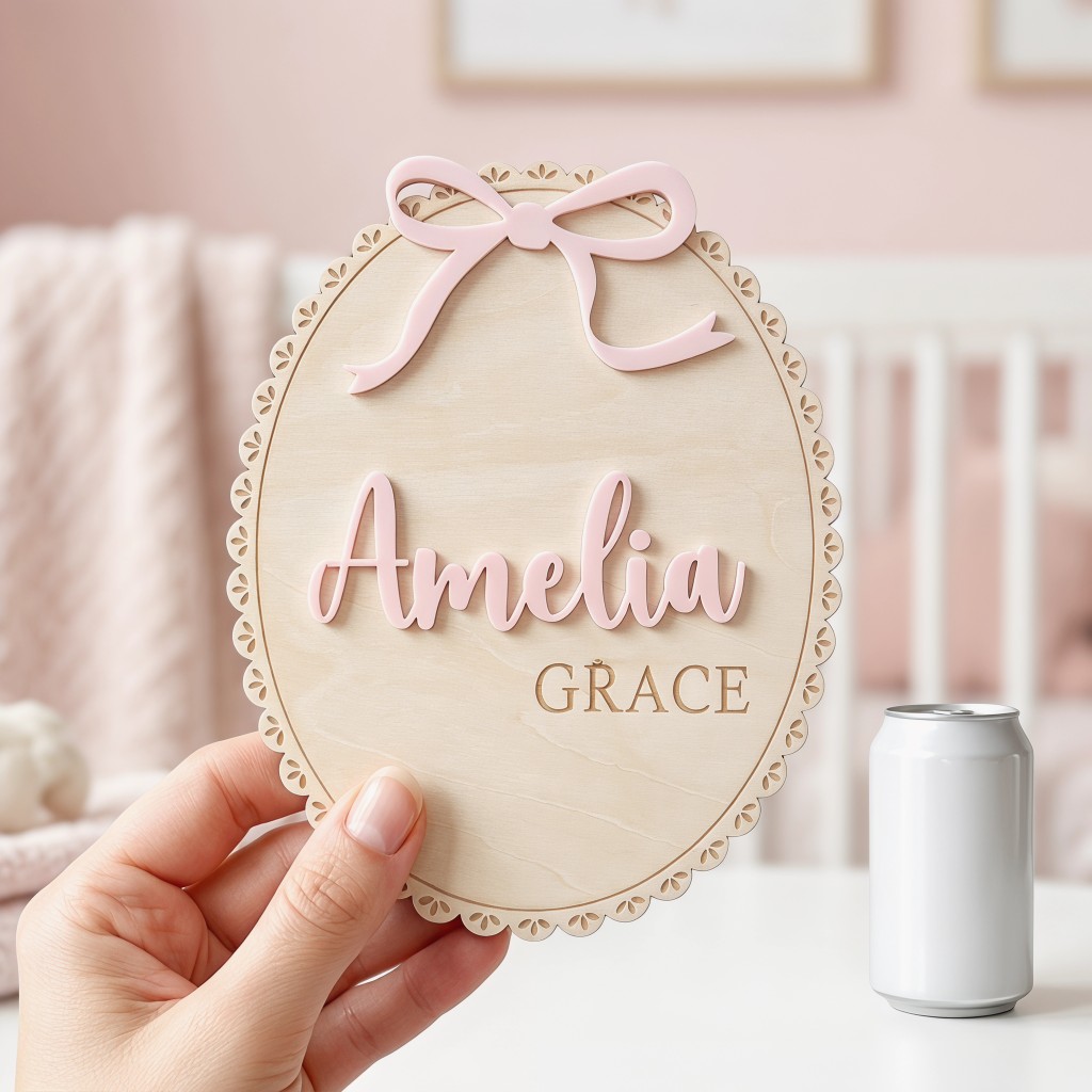 ป้ายชื่อไม้สำหรับเด็ก 1 ชิ้น พ - Home Decor Inspo บทวิจารณ์และราคา