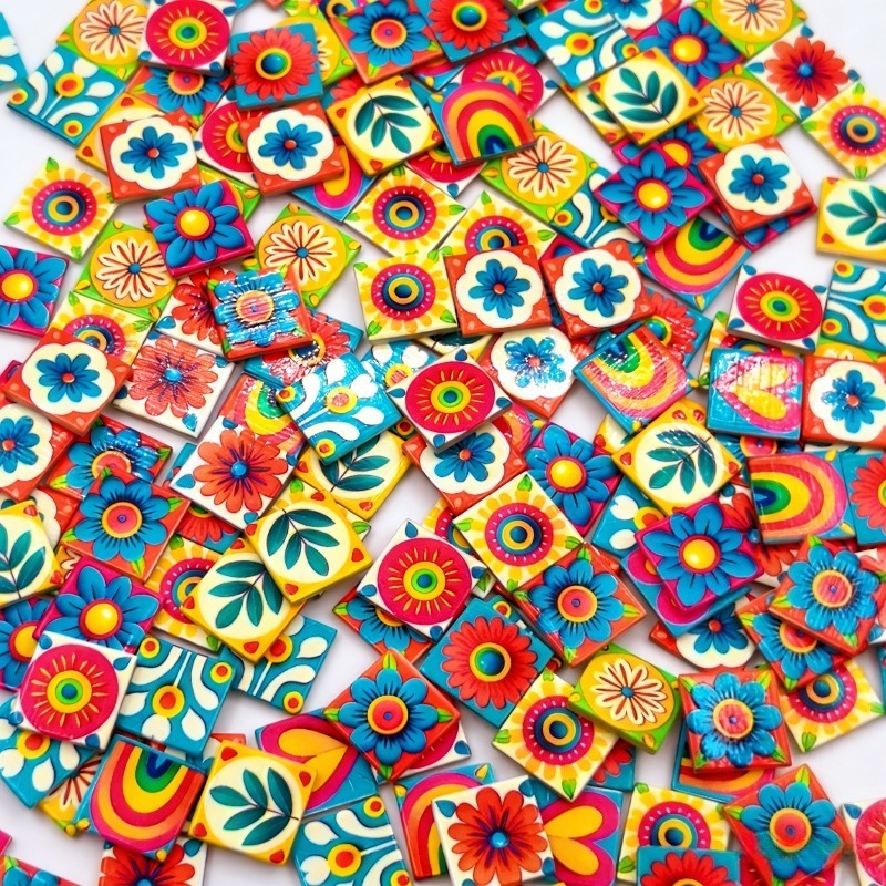ชิ้นส่วนโมเสกแก้วแบบละลายได้ D - Home Decor Handicraft บทวิจารณ์และราคา