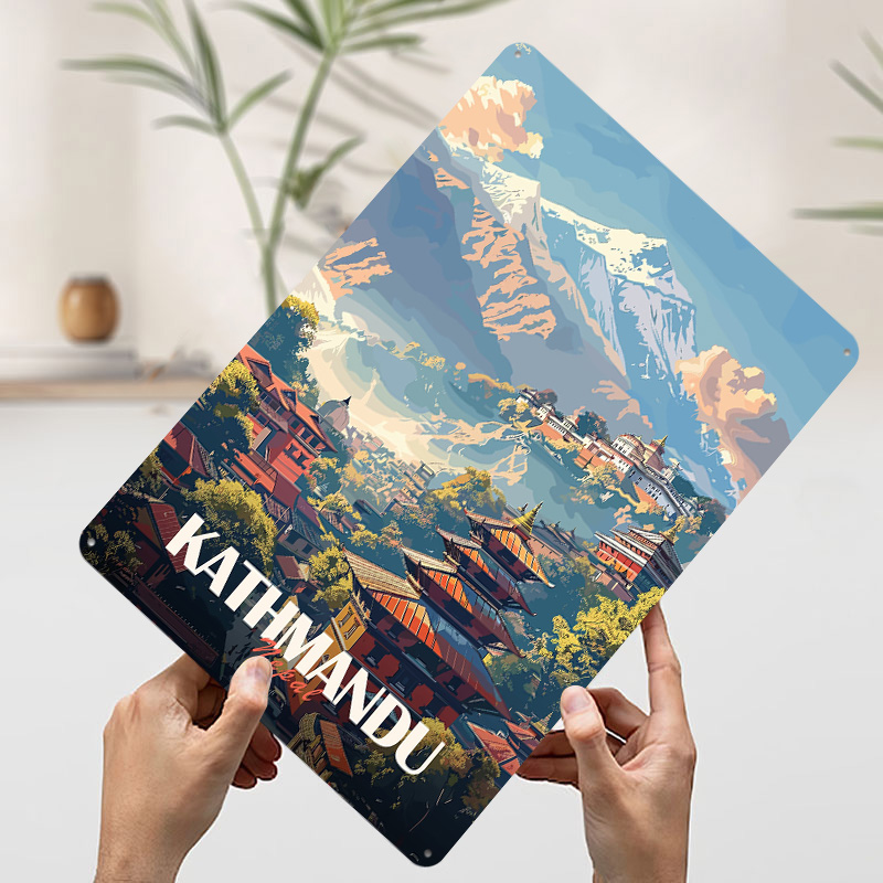 โปสเตอร์ภาพวิวเมืองกาฐมันตุ ปร - Home Decor Kathmandu บทวิจารณ์และราคา