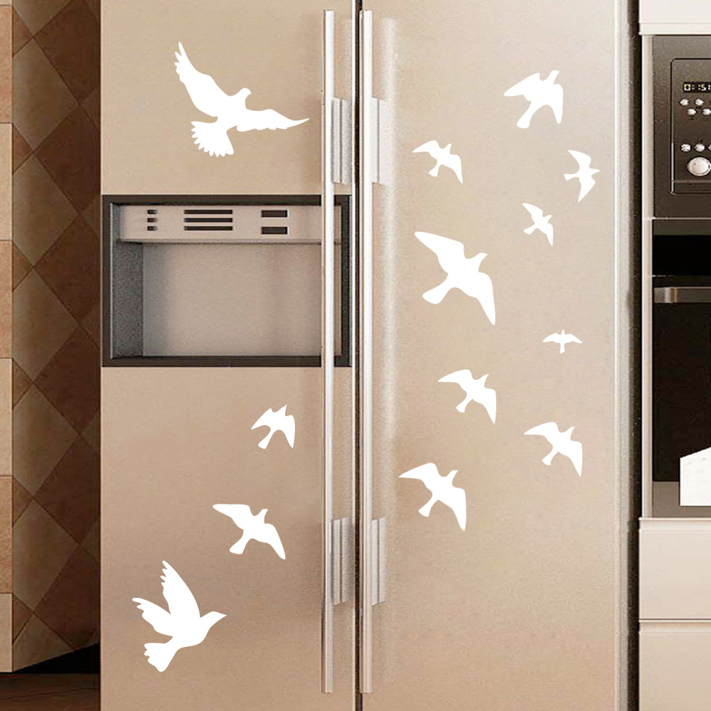 12ชิ้น/เซ็ต Bird Wall สติ๊กเกอ - Home Decor Vinyl Flooring บทวิจารณ์และราคา