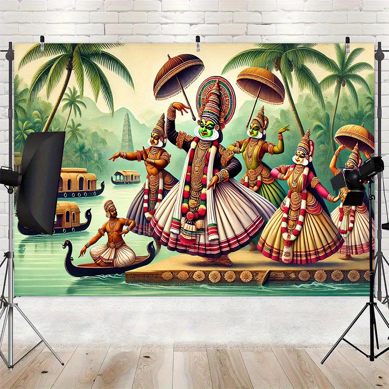 พรมแขวนผนังลายเทพนิยายอินเดียบ - Home Decor Kerala บทวิจารณ์และราคา