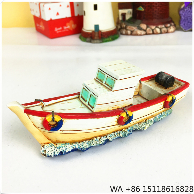 งานฝีมือเรือใบเรซินแบบกำหนดเอง - Home Decor Handicraft บทวิจารณ์และราคา