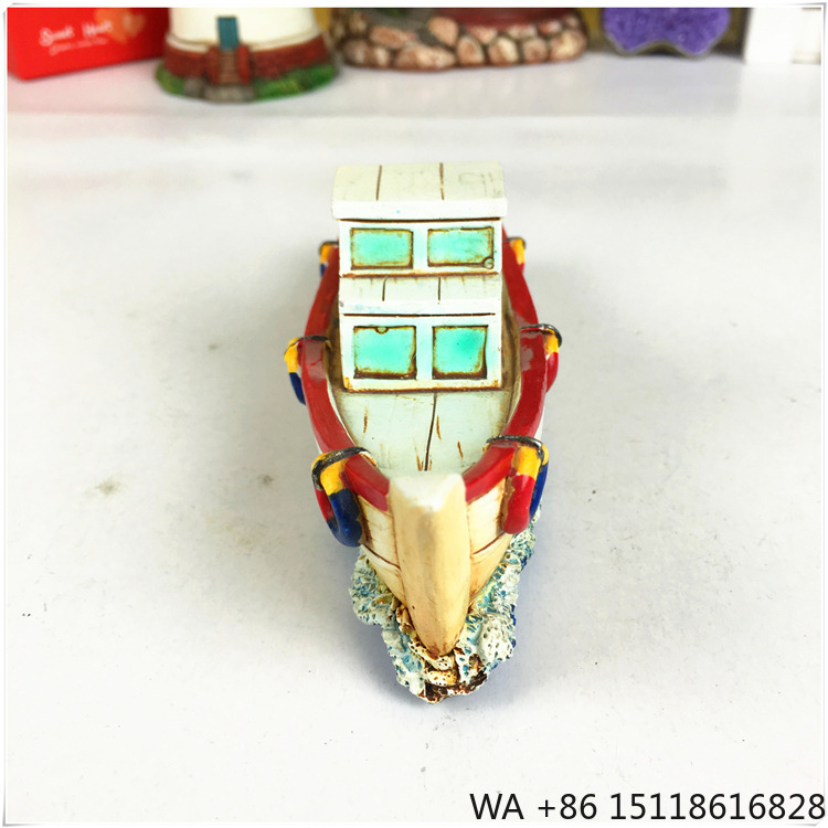 งานฝีมือเรือใบเรซินแบบกำหนดเอง - Home Decor Handicraft บทวิจารณ์และราคา