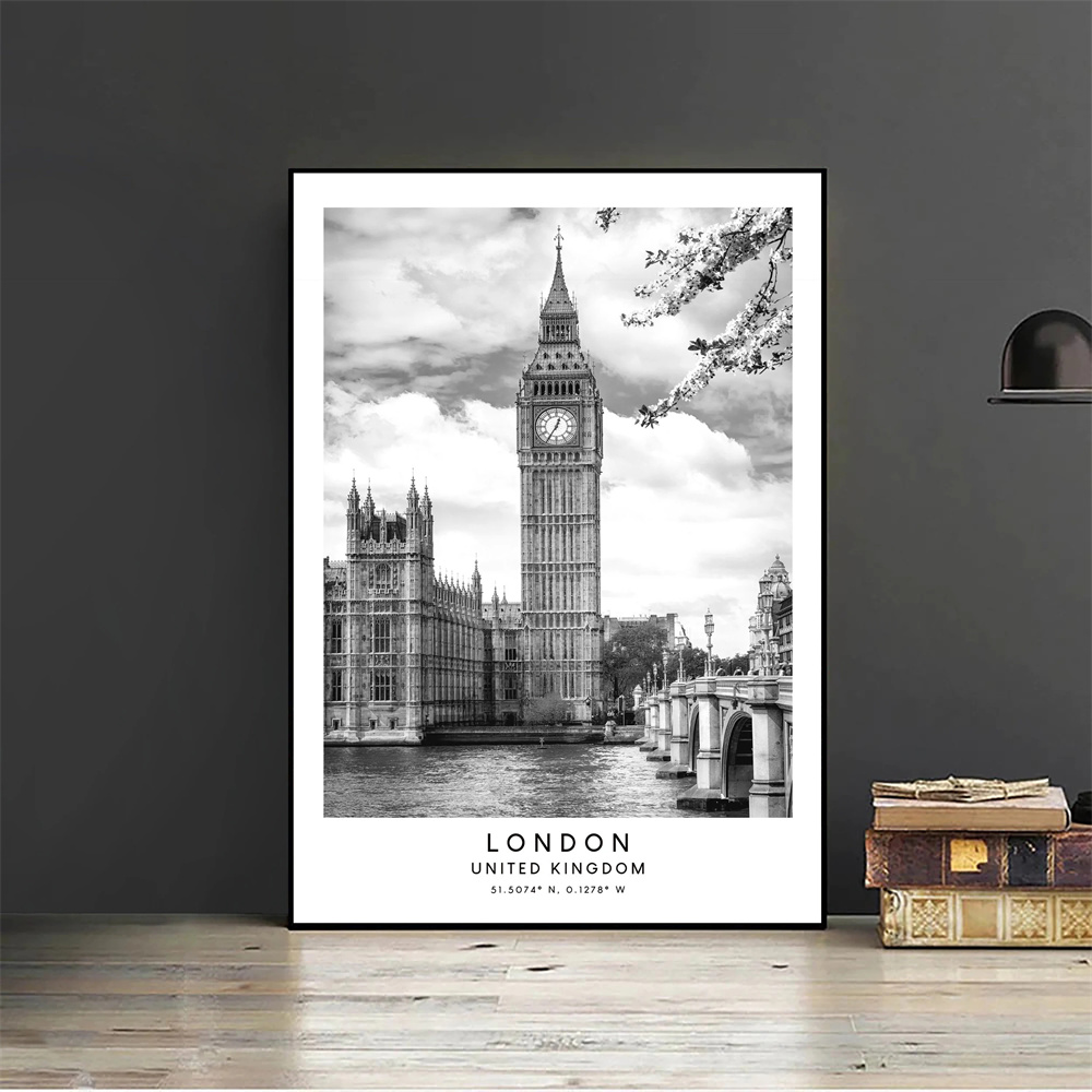 โรมมาดริดลอนดอนโปสเตอร์ท่องเที - Home Decor Kathmandu บทวิจารณ์และราคา
