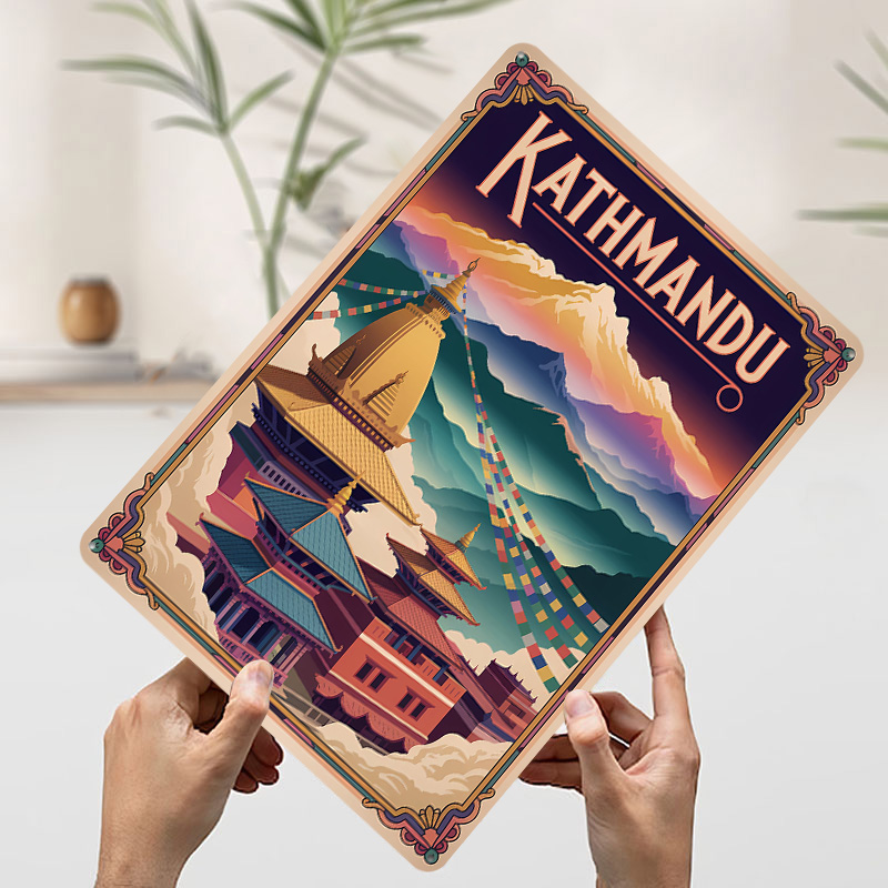 โปสเตอร์พิมพ์ลายศิลปะการท่องเท - Home Decor Kathmandu บทวิจารณ์และราคา