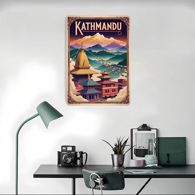 โปสเตอร์พิมพ์ลายศิลปะการท่องเท - Home Decor Kathmandu บทวิจารณ์และราคา