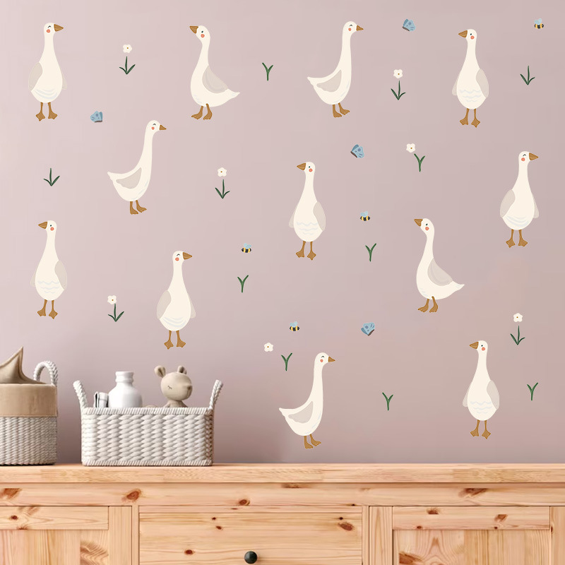 สติกเกอร์ติดผนังลูกเป็ดน่ารัก  - Home Decor Vinyl Flooring บทวิจารณ์และราคา