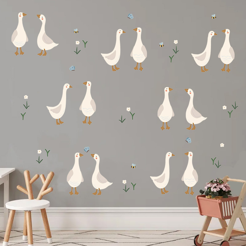 สติกเกอร์ติดผนังลูกเป็ดน่ารัก  - Home Decor Vinyl Flooring บทวิจารณ์และราคา