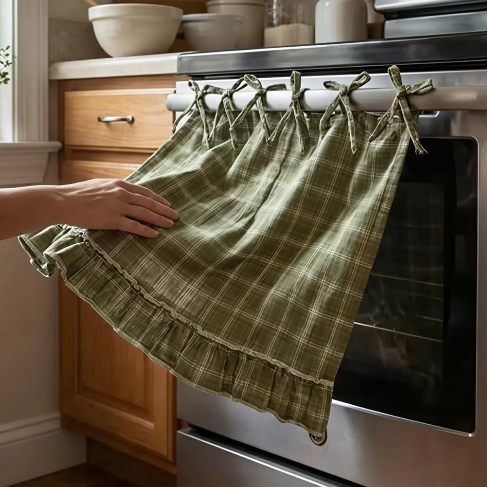 ผ้าคลุมเตาอบสไตล์ฟาร์มเฮาส์ พร - Home Decor Curtain บทวิจารณ์และราคา